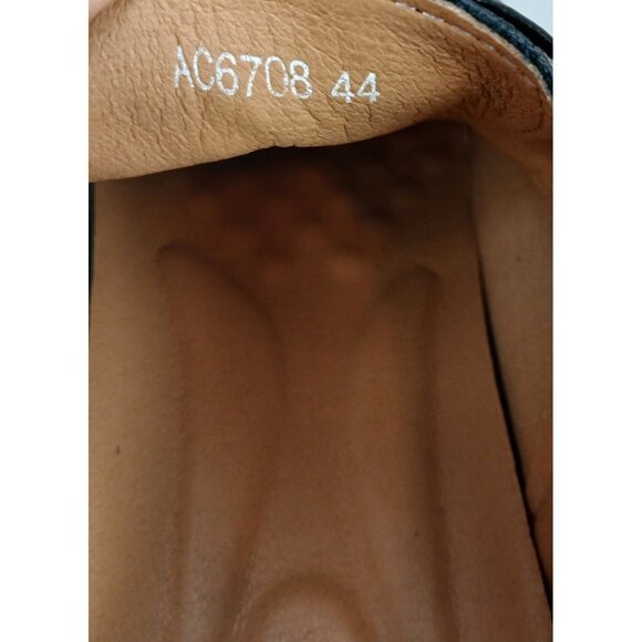 Classic IUY Black Leather Womens Size 10 Lace-Up Oxford Shoes With Sturdy Rubber - Picture 8 of 9